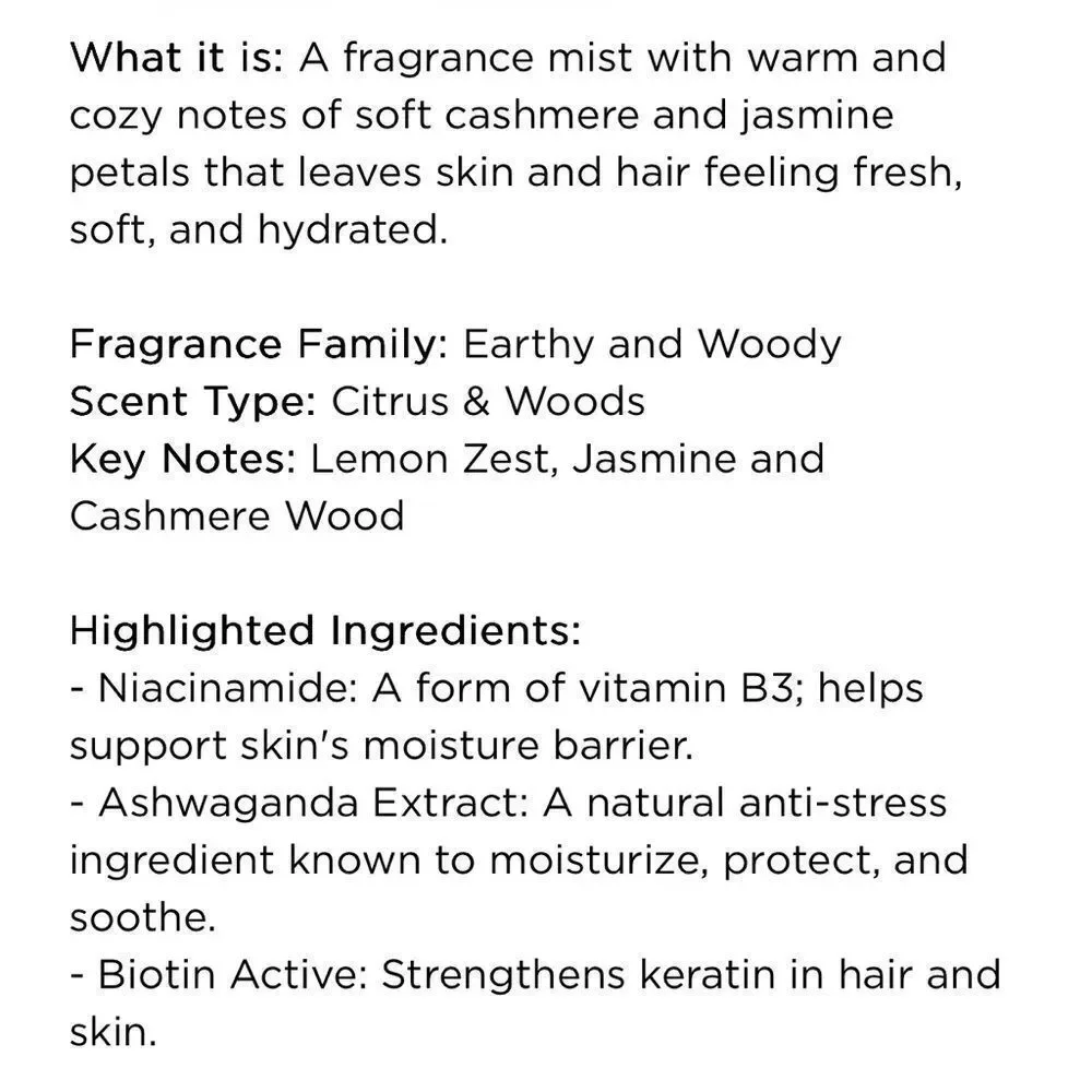 Rare Beauty Body & Hair Mist